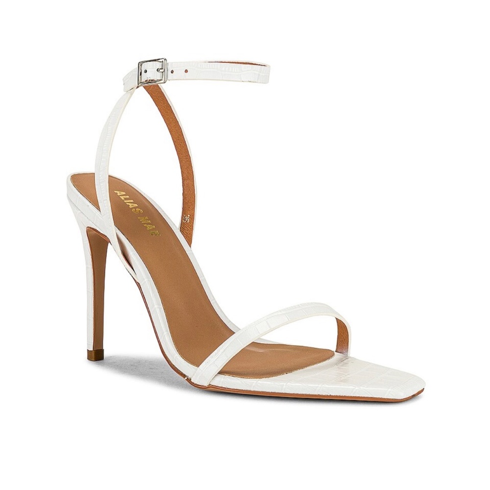 Alias Mae Isaac Heel in White Croc